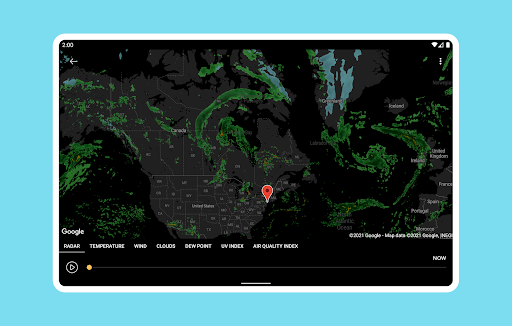 Today Weather:Data by NOAA/NWS screenshot