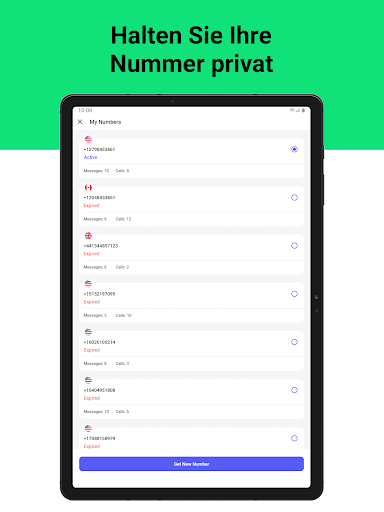 Zweite Telefonnummer - 2Number Screenshot