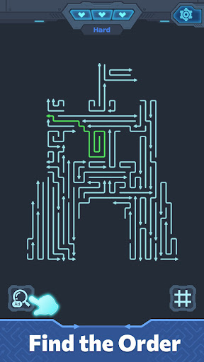 Captura de pantalla de Neon Lines: Tap & Clear