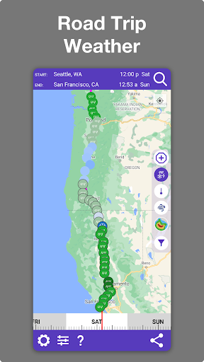 Fahrwetter: Straßenbedingungen Screenshot