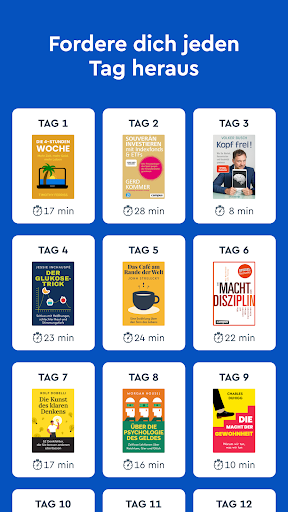 Blinkist: Buchzusammenfassung Screenshot