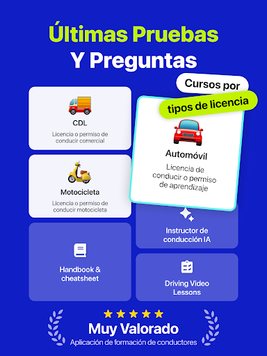 Captura de pantalla de Prueba práctica DMV 2026