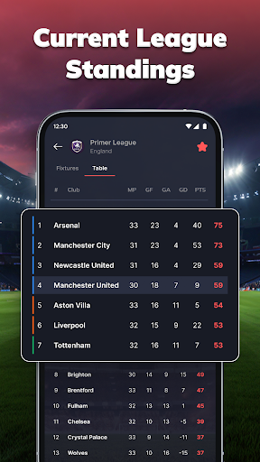 Captura de pantalla de MatchLive Resultados de Fútbol
