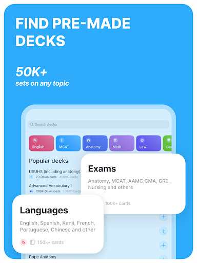 Noji – Flashcards study app screenshot