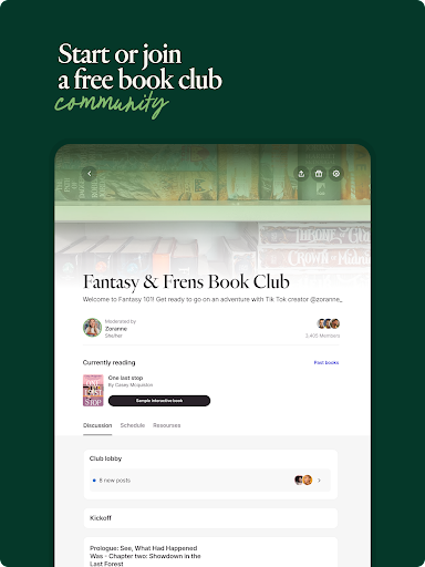Fable: Track & Discuss Books screenshot