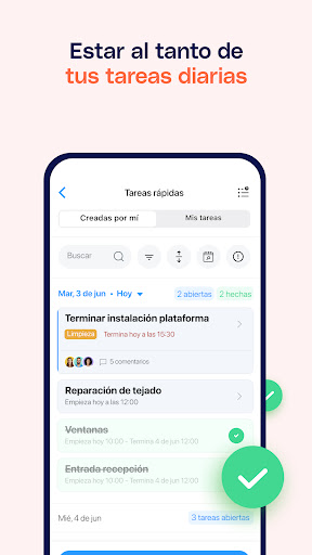 Captura de pantalla de Connecteam