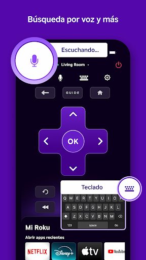 Captura de pantalla de Roku