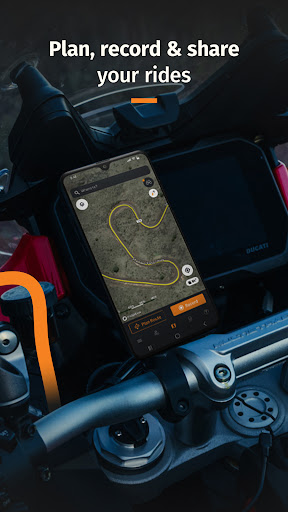 REVER Motorrad GPS & Straßen Screenshot
