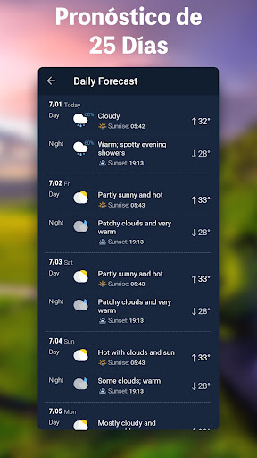 Captura de pantalla de Clima - Weather