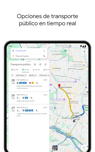 Captura de pantalla de Google Maps