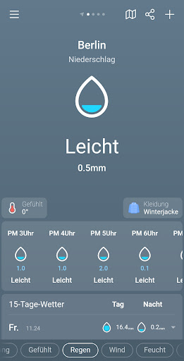 Wetter & Regen - Weather Sky Screenshot