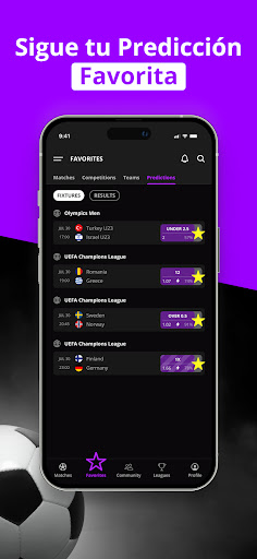 Captura de pantalla de 180Score Predicciones Fútbol