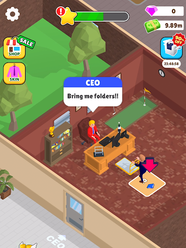 Captura de pantalla de Office Hero - working life