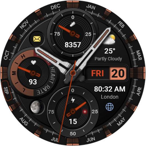 Captura de pantalla de WFP 339 Ultra watch face