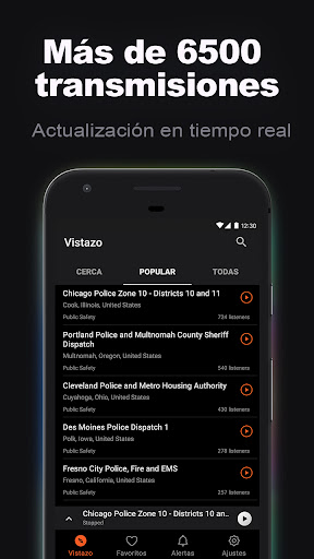 Captura de pantalla de Escáner Policial