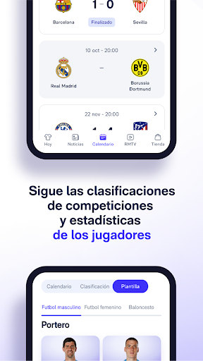 Captura de pantalla de Real Madrid