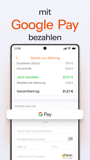 Carla Mietwagen Autovermietung Screenshot