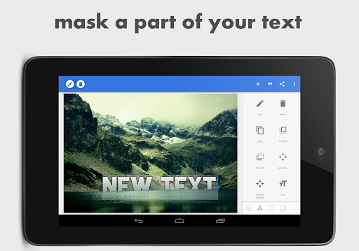 PixelLab - Text on pictures screenshot