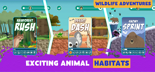 Captura de pantalla de Wild Kratts Rescue Run