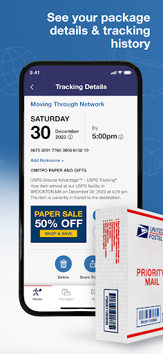 Captura de pantalla de Informed Delivery® Mobile