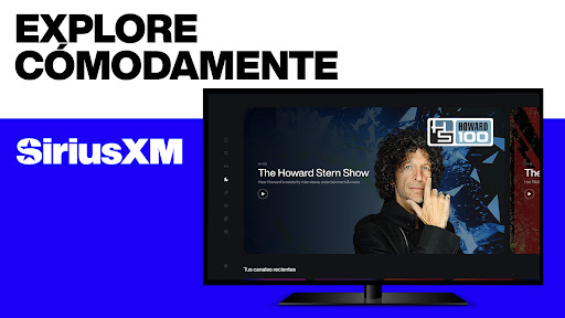 Captura de pantalla de SiriusXM: Música y más