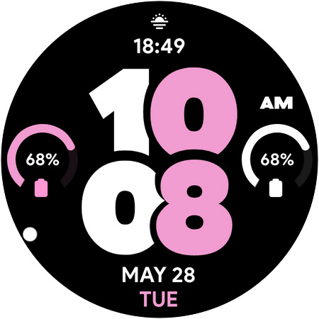 Captura de pantalla de Pixel Pro 2 - Watch face