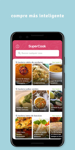 Captura de pantalla de SuperCook Generador de Recetas