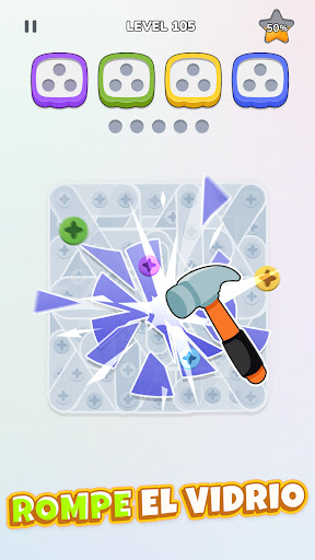 Captura de pantalla de Unscrew Nuts Sort: Pin Puzzle