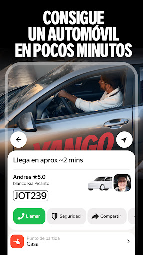 Captura de pantalla de Yango - viajes y envíos