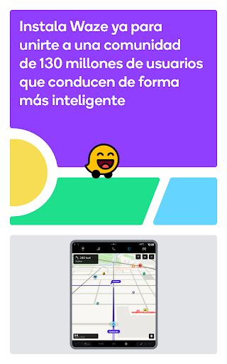 Captura de pantalla de Waze Navegación y Tráfico