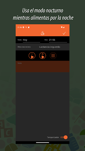 Captura de pantalla de Baby Tracker