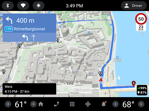 Captura de pantalla de A Better Routeplanner (ABRP)