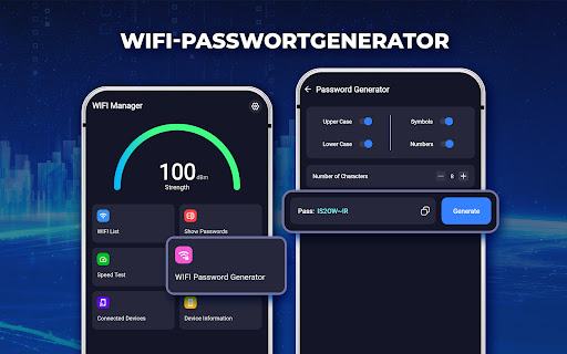 WLAN-Passwort-Anzeigeschlüssel Screenshot