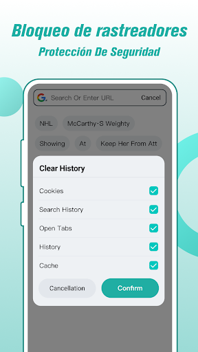 Captura de pantalla de Fly Browser - Private & Fast