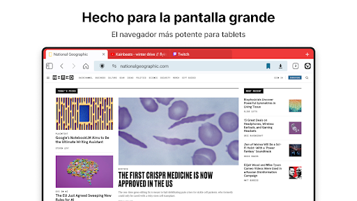 Captura de pantalla de Vivaldi - Navegador rápido