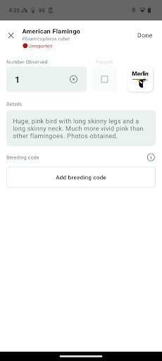 eBird by Cornell Lab screenshot