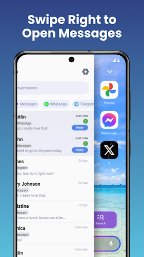 Captura de pantalla de Messenger Chat Home