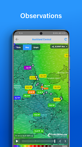 Captura de pantalla de PredictWind - Marine Forecasts