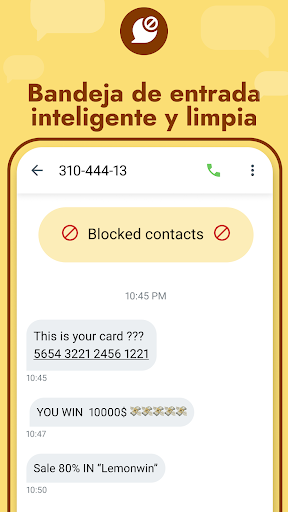 Captura de pantalla de Mensajes - App de mensajería