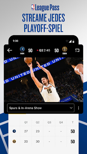 NBA: Live-Spiele & Spielstände Screenshot