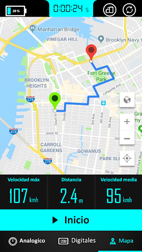 Captura de pantalla de velocimetro gps - Odometer