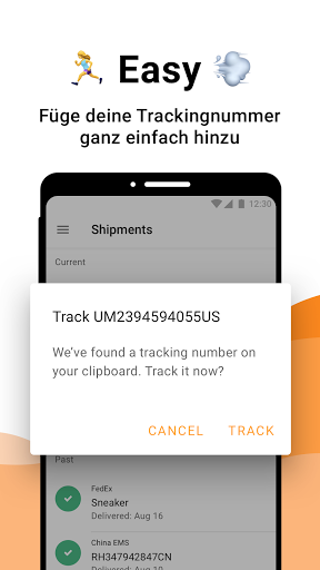 AfterShip Paketverfolgung Screenshot