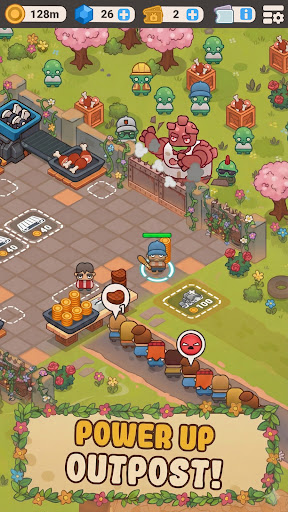 Idle Outpost: Upgrade Games screenshot