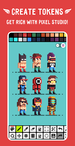 Captura de pantalla de Pixel Studio: pixel art editor