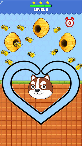 Draw to Save: Dog Puzzle screenshot