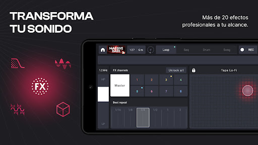 Captura de pantalla de Remixlive - Make Music & Beats