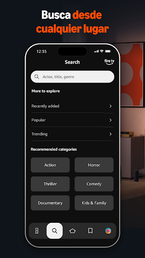 Captura de pantalla de Amazon Fire TV