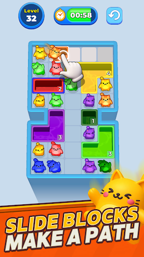 Drop Kitty : Color Puzzle screenshot