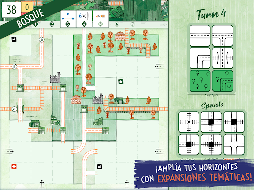 Captura de pantalla de Railroad Ink Challenge