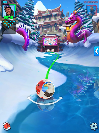 Captura de pantalla de Bowling Crew — boliche en 3D